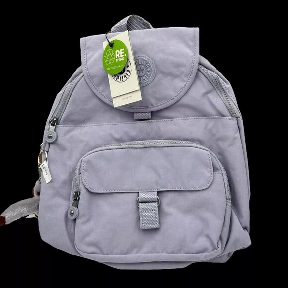 Kipling Nylon Queenie Backpack Lush‎ Lavender BP4499 5DM Adjustable Straps main image 8
